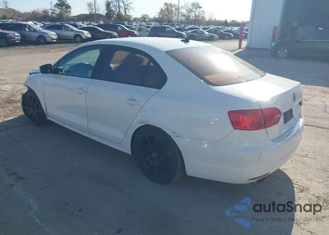 2012 Volkswagen Jetta 2.5L Se из США, поврежденный, VIN 3VWDX7AJXCM346326